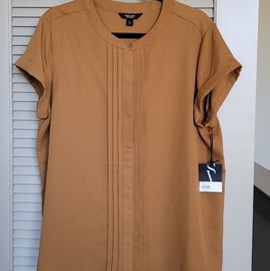 Women's Simply Vera Vera Wang Shirred Neck Popover